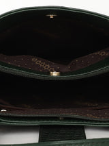 Green Leather Bags for women LHB1050