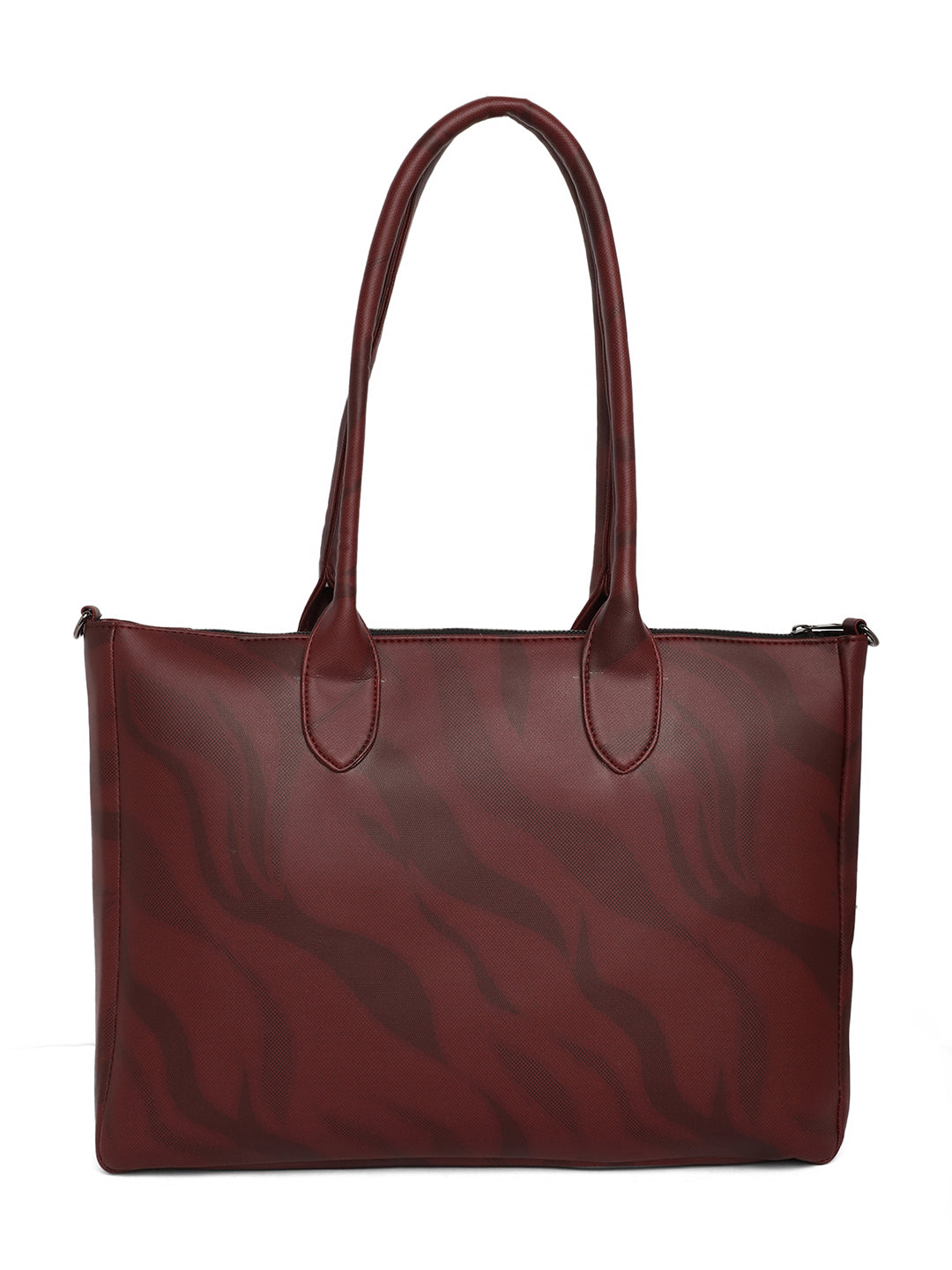 Red PU Vegan Leather Handbags for women LHB2012