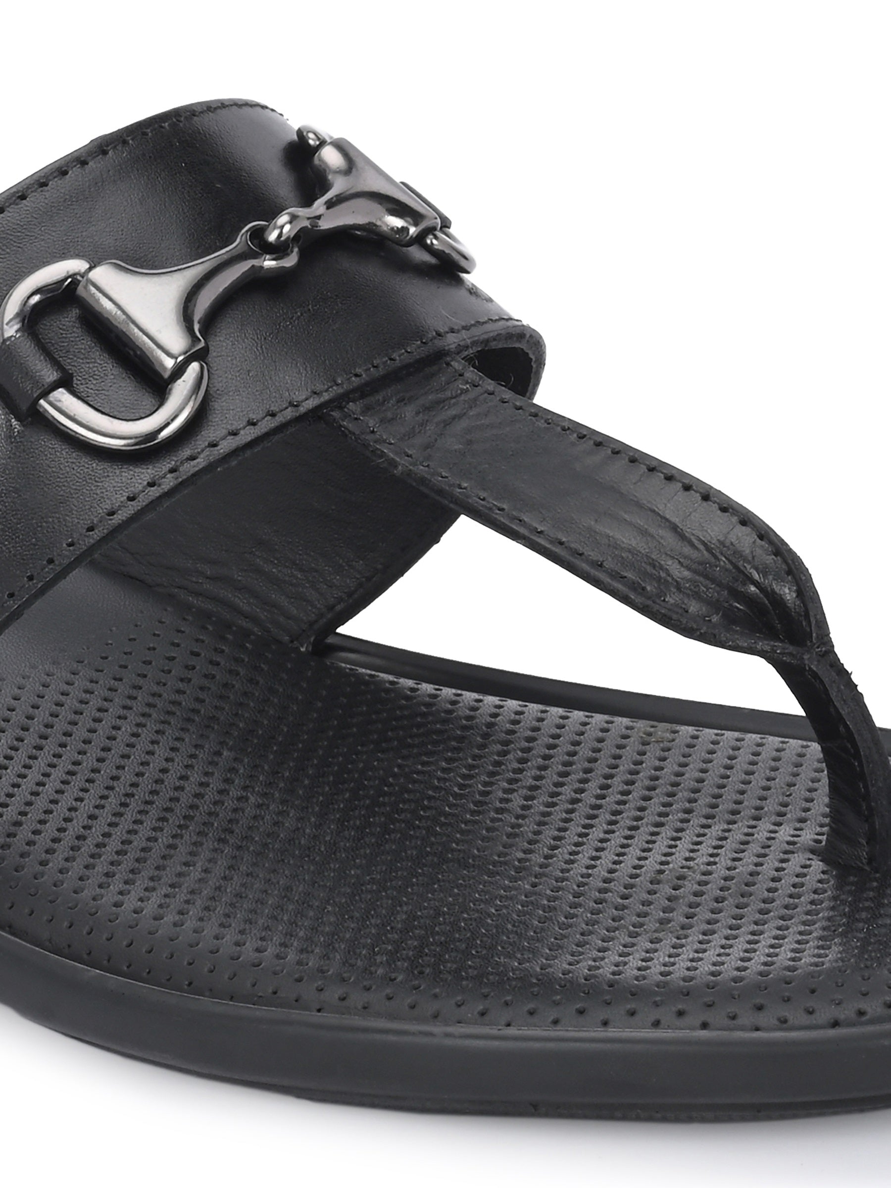 Marcello Leather Cushioned Slippers - The Heels India