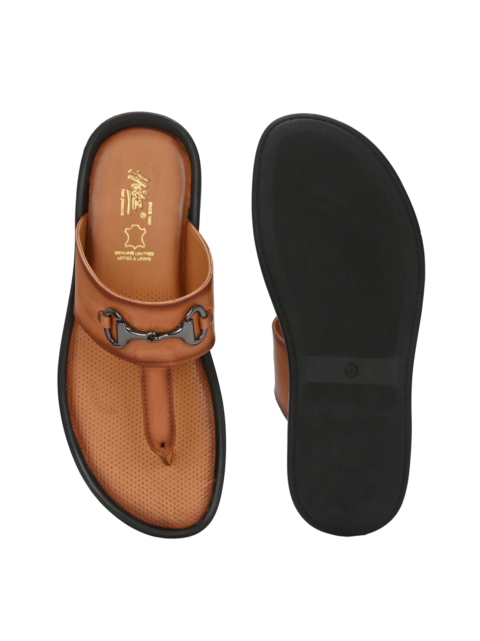 Marcello Leather Cushioned Slippers - The Heels India