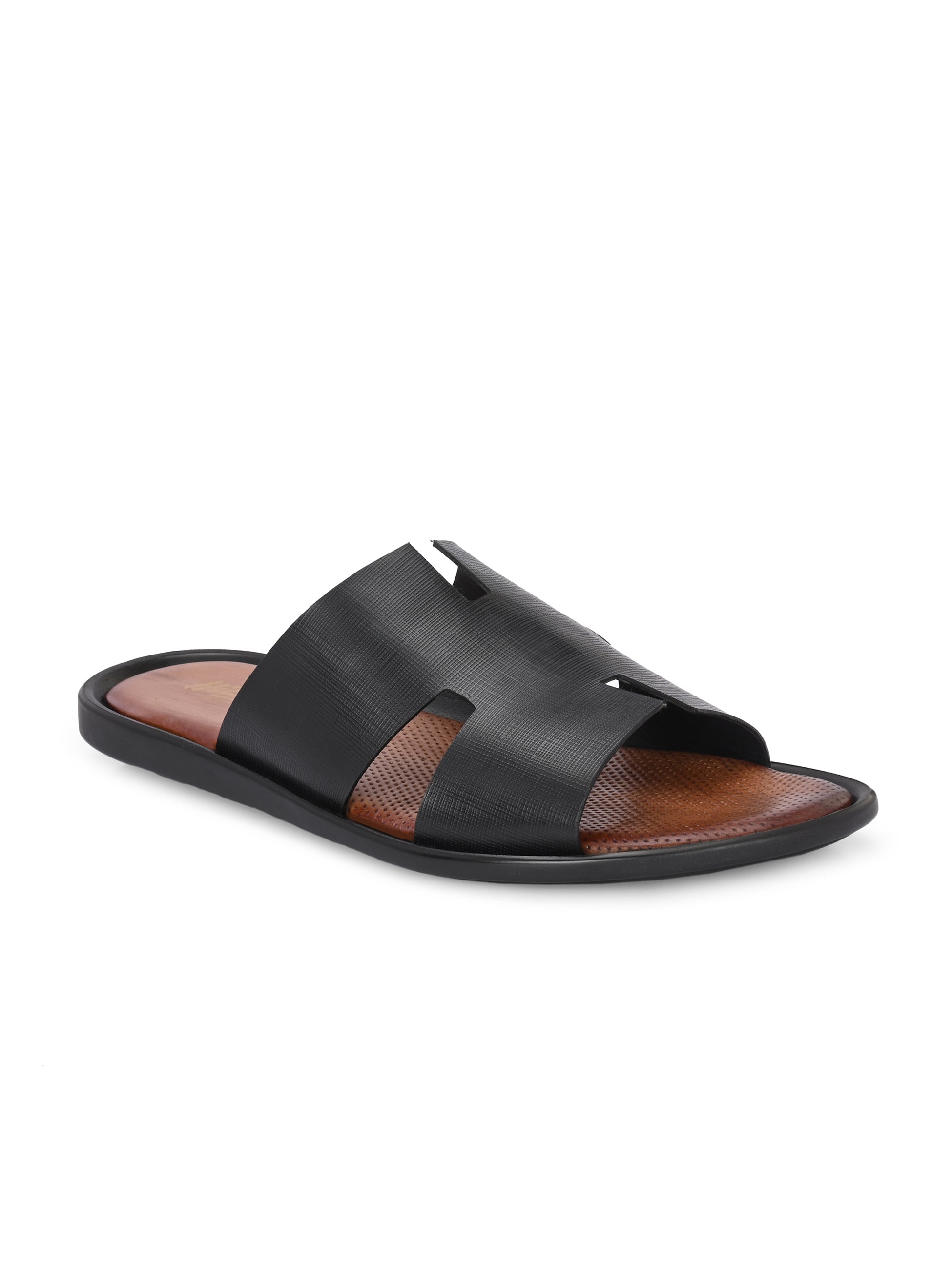 Ottavio Leather Cushioned Slippers - The Heels India