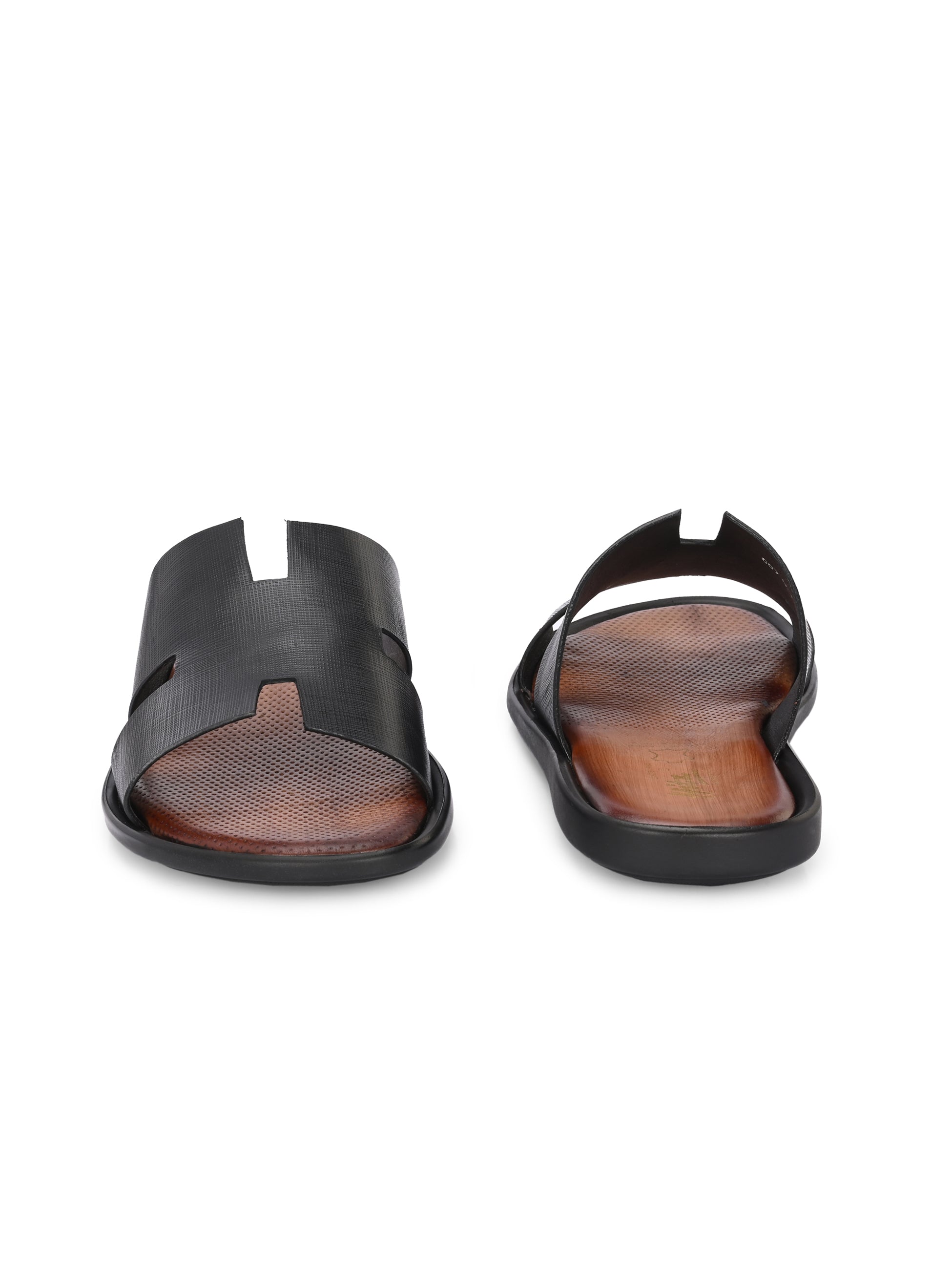 Ottavio Leather Cushioned Slippers - The Heels India