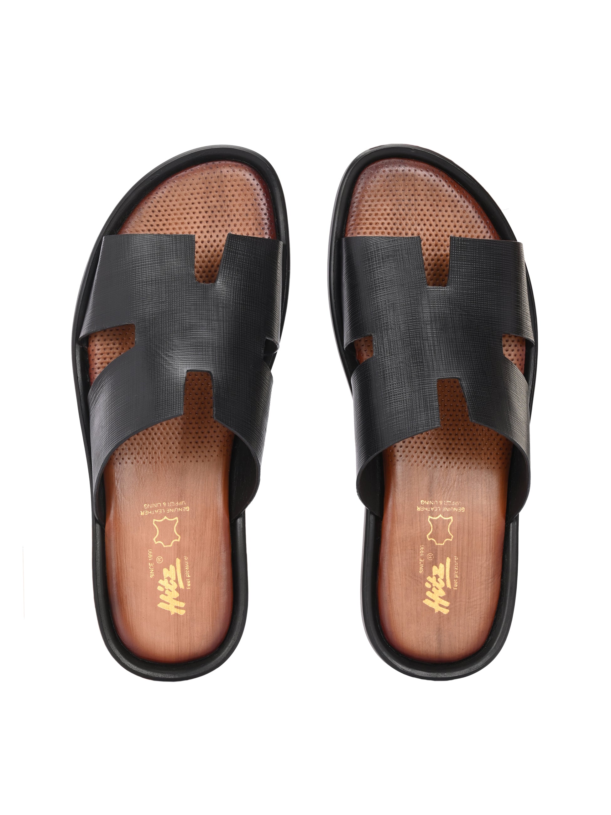 Ottavio Leather Cushioned Slippers - The Heels India