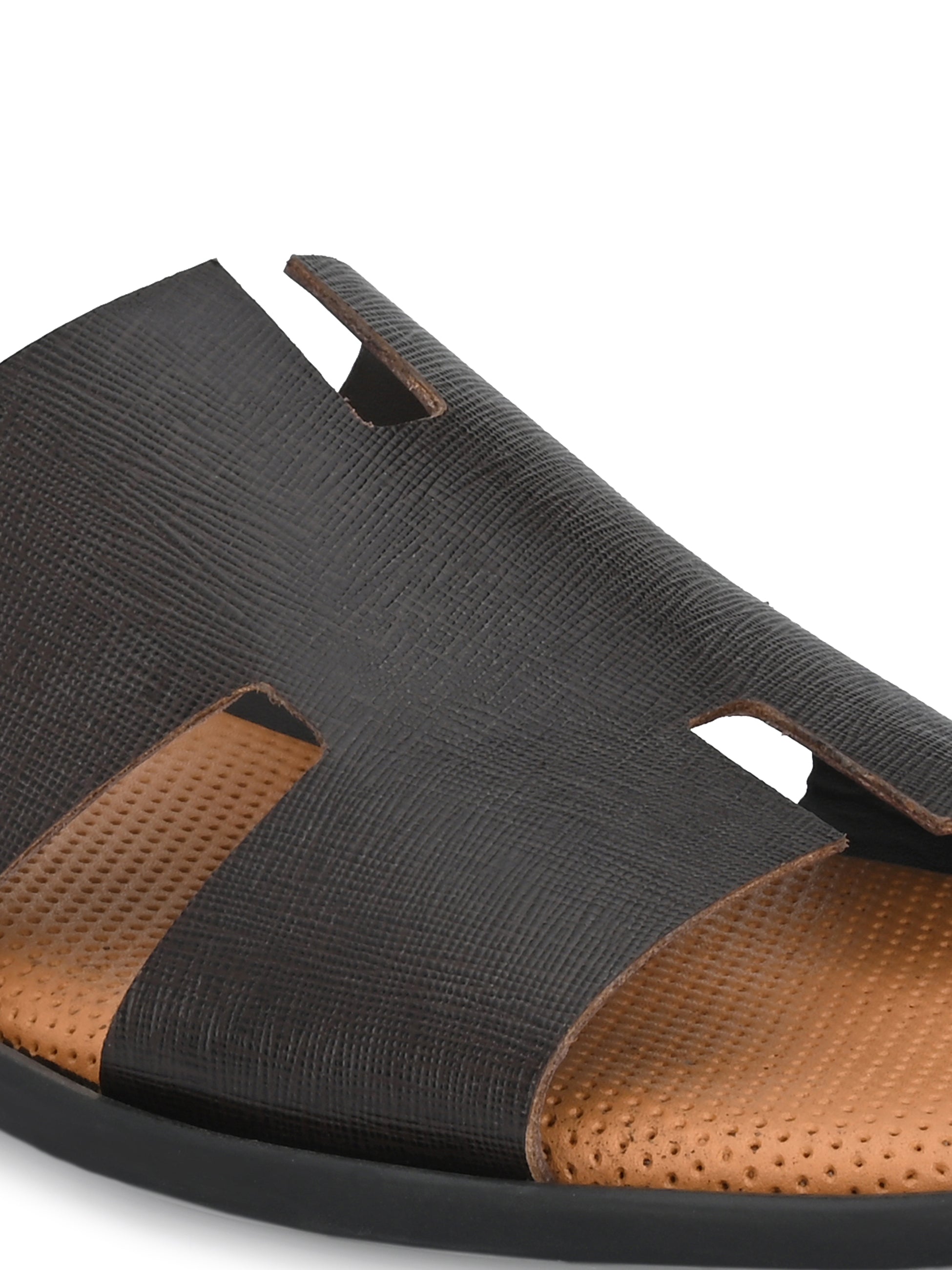 Ottavio Leather Cushioned Slippers - The Heels India
