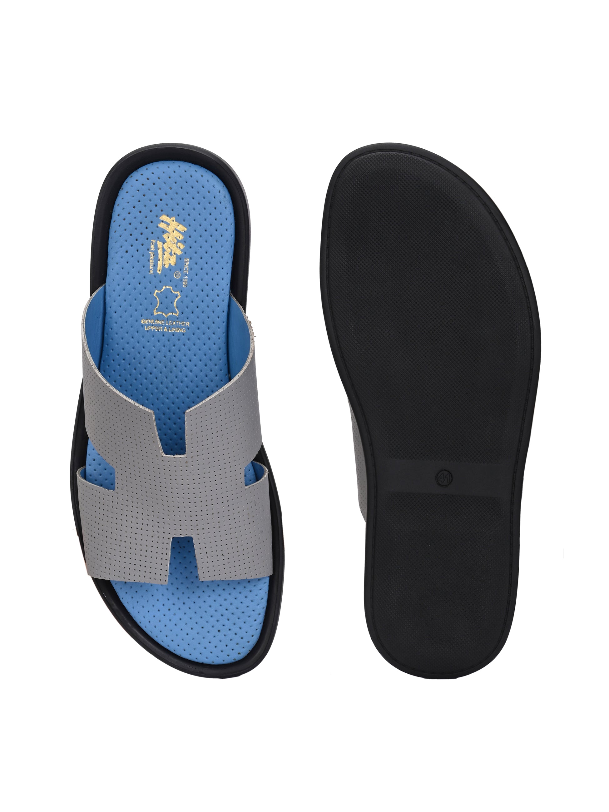 Ottavio Leather Cushioned Slippers - The Heels India