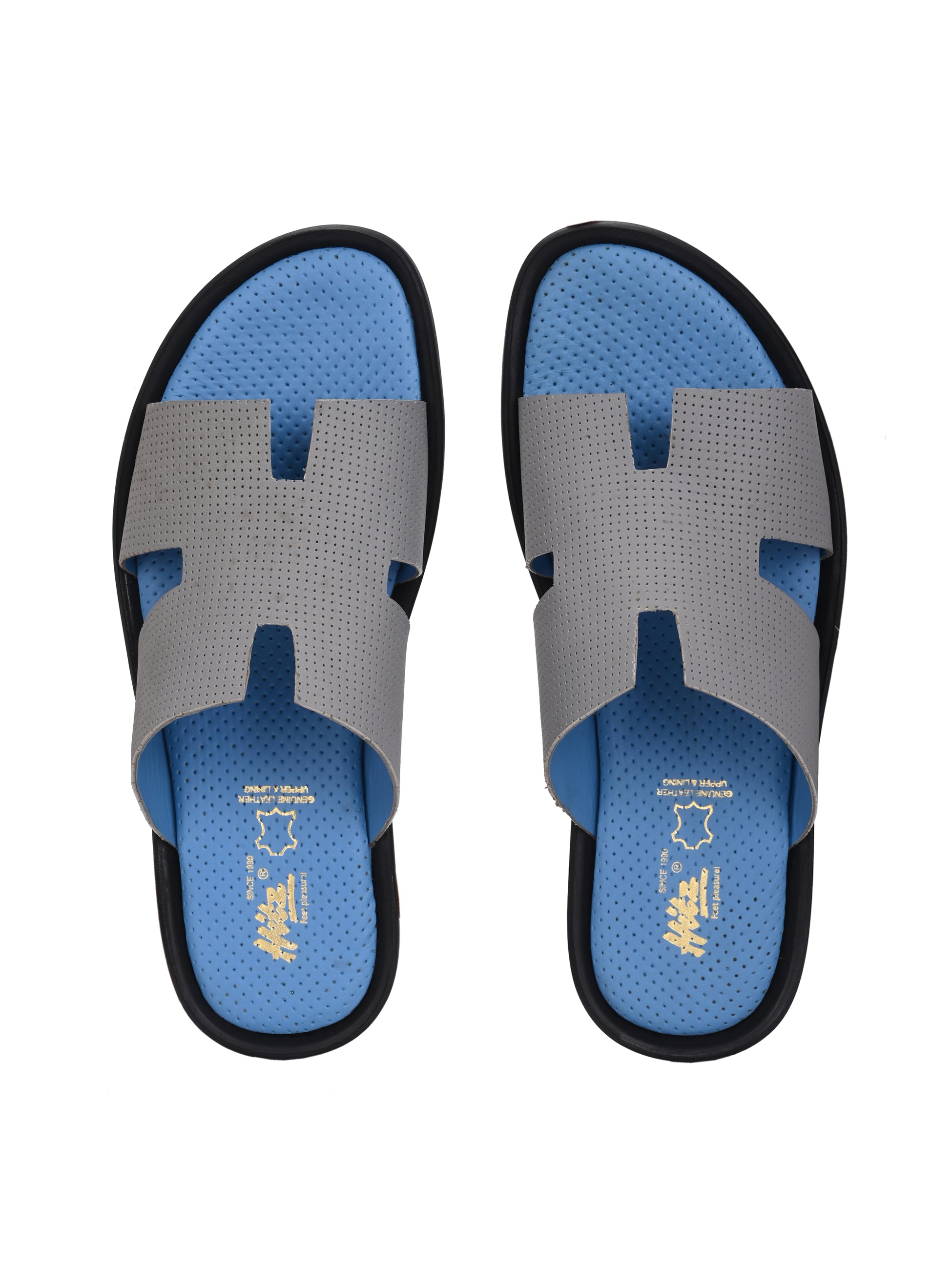 Ottavio Leather Cushioned Slippers - The Heels India