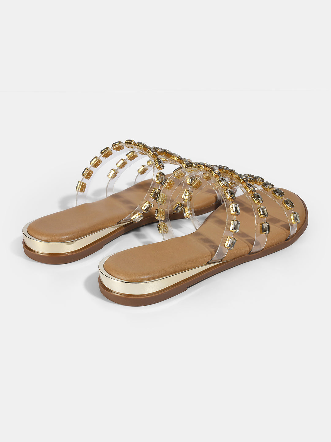 Stella Flat Embellished Sliders
