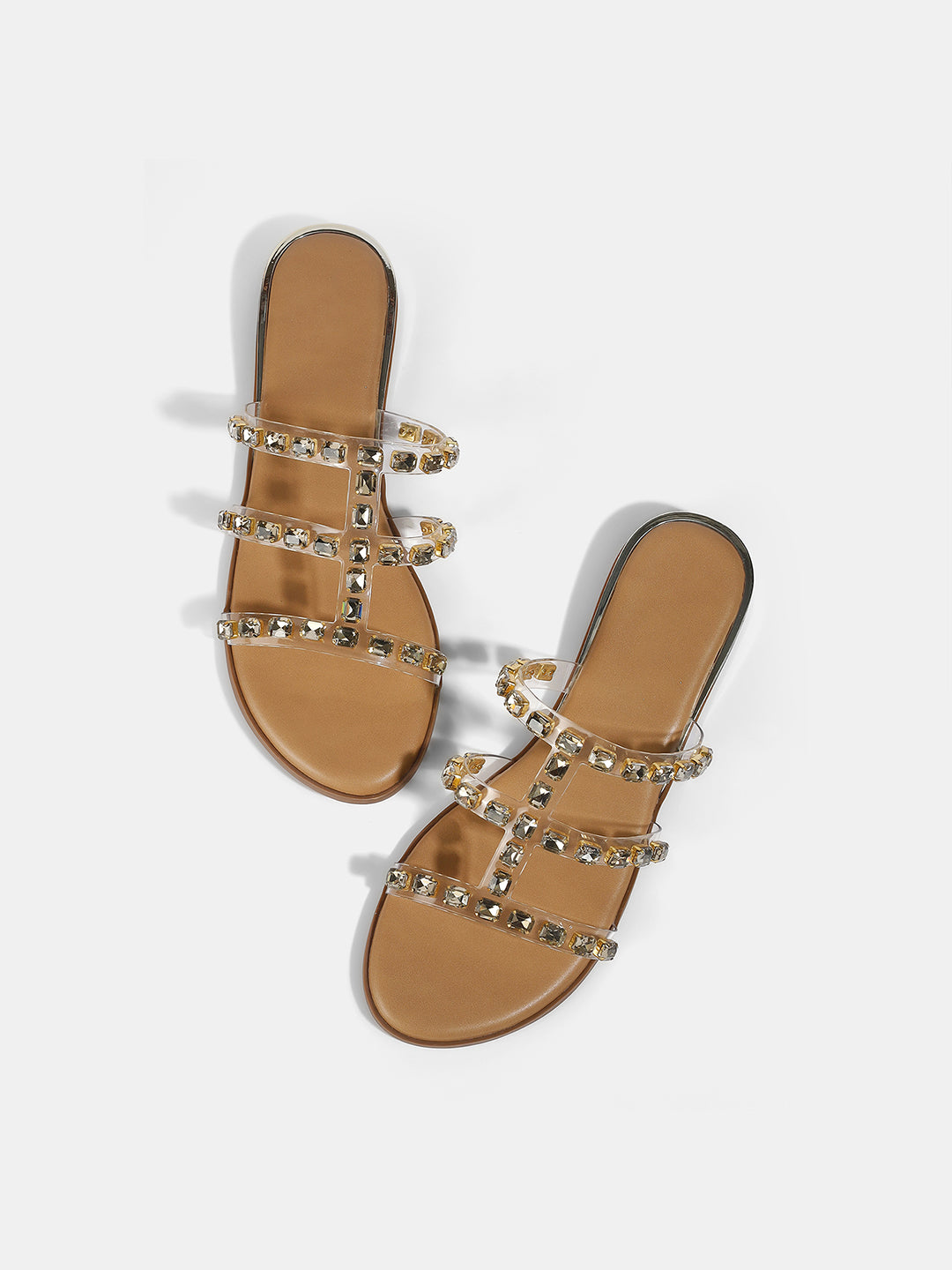 Stella Flat Embellished Sliders
