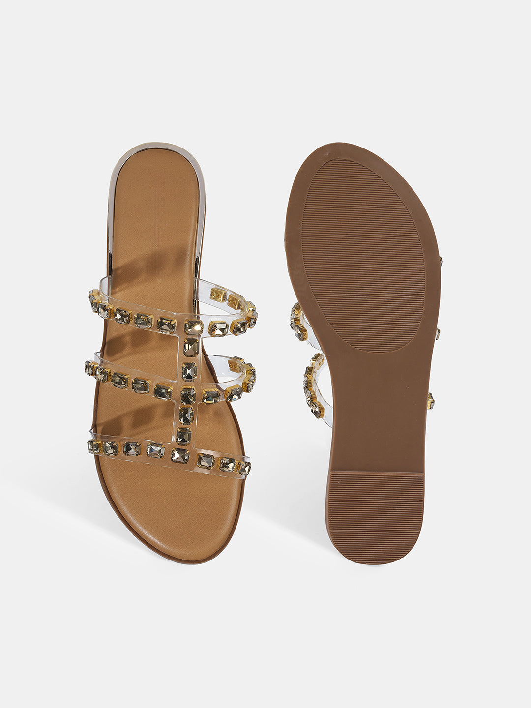 Stella Flat Embellished Sliders