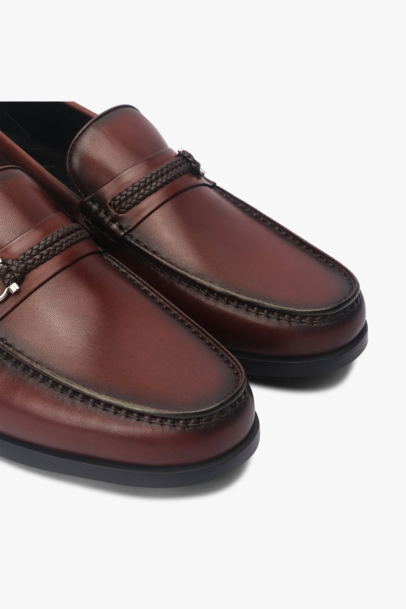 Monarch Premium Leather Formal Loafers - The Heels India