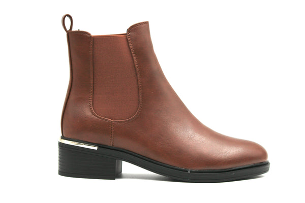 Chelsea Tan Elastic Boots
