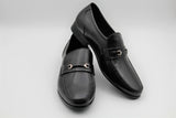 Eugene Black Formal Buckle Loafers - The Heels India