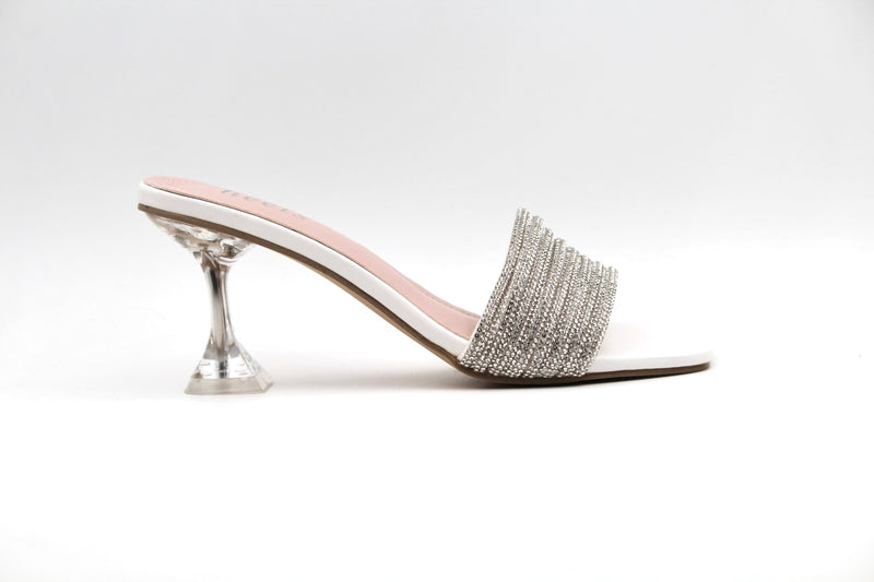 Estelle Mule Transparent Heel
