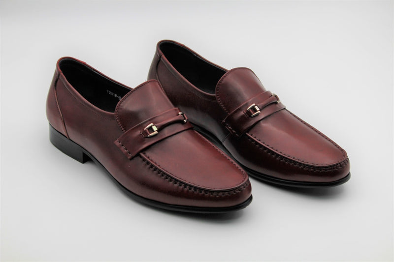 Harold Cherry Formal Buckle Loafers - The Heels India